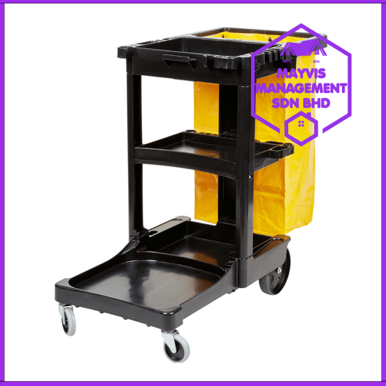 JANITORIAL CART DOUBLE BUCKET